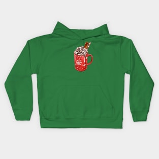 Hot Cocoa Mug Kids Hoodie